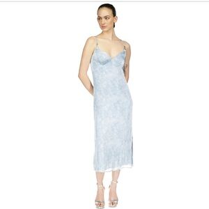MICHAEL Michael Kors Light Blue Midi Dress